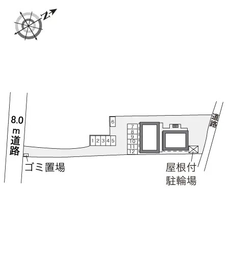 ★手数料０円★八千代市萱田町　月極駐車場（LP）